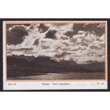 TIERRA DEL FUEGO TARJETA POSTAL DEL CAP POLONIO CON MATASELLO A BORDO DEL BARCO DE HSDG CON VISTA USHUAIA PATAGONIA